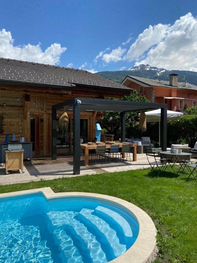 Grand chalet à la montagne Bourg-Saint-Maurice Esterno foto