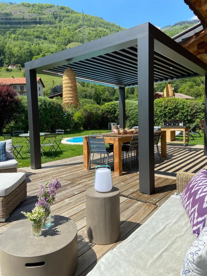 Grand chalet à la montagne Bourg-Saint-Maurice Esterno foto